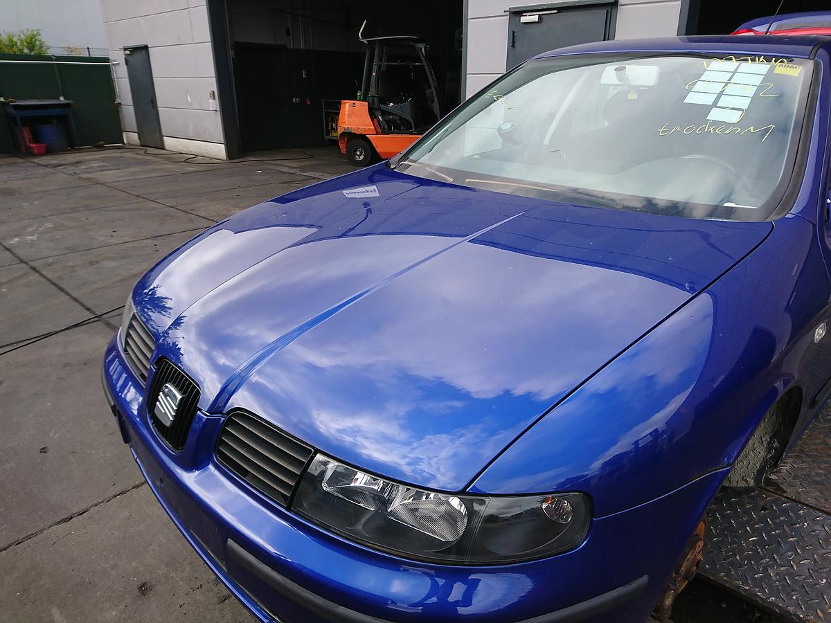 Seat Toledo 1M orig Motorhaube Deckel vorn S5N Aquamarinblau met Bj 01