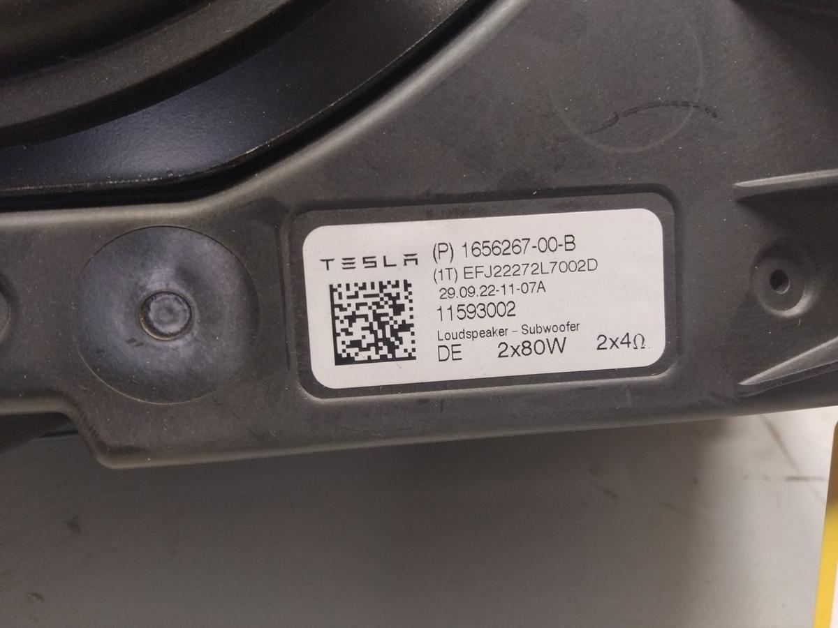 Tesla Model Y original Subwoofer Bassbox 165626700B BJ2023