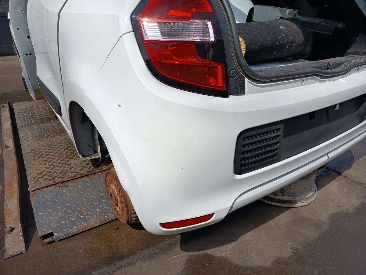 Renault Twingo III original Sto&szlig;stange hinten OVQNJ Wei&szlig; Bj 2014