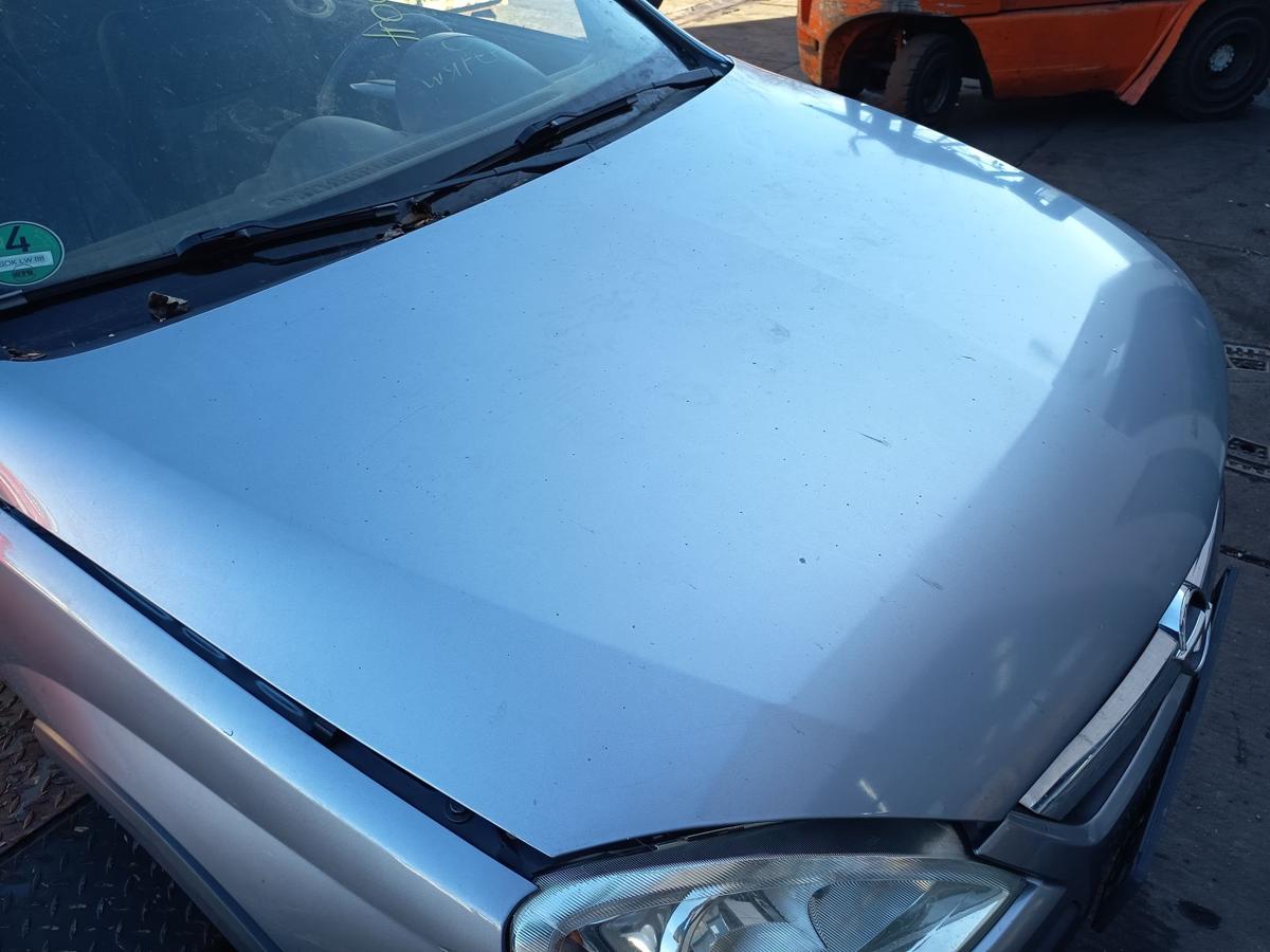 Opel Corsa C original Motorhaube Klappe Deckel vorn Front Z163 Lichtsilber Bj 04