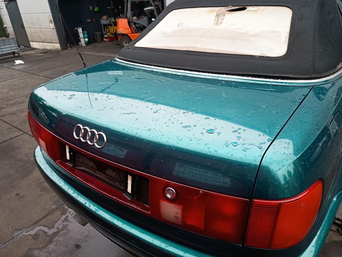 Audi Cabrio B3 8G7 orig Heckklappe Kofferraumdeckel LZ6P Gomera grünmet Bj 1991