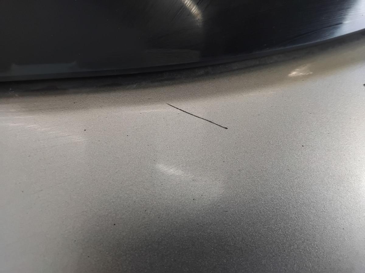 Peugeot 308 I Heckklappe aschgraumetallic ETS mit Scheibe BJ2009 Delle