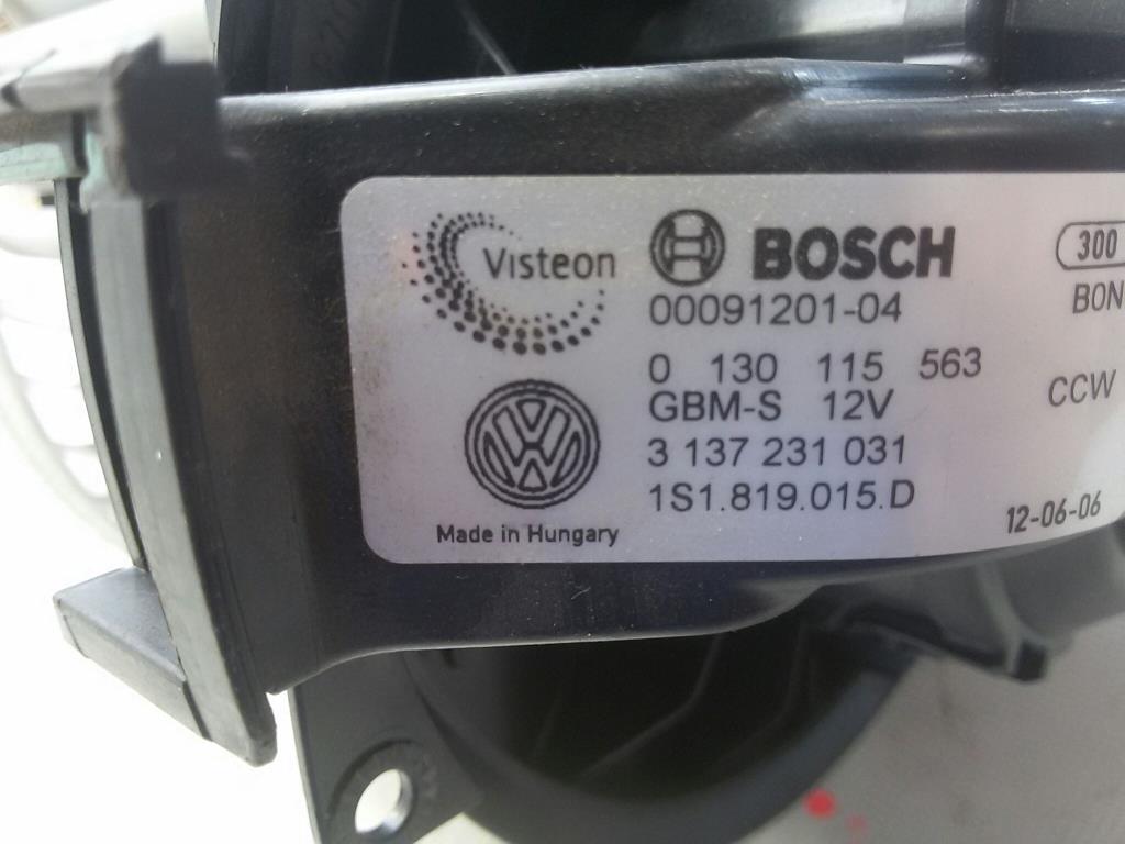 VW UP 1S1819015D Gebläsemotor Heizungsgebläse Klima 1.0 CHYB BJ2012