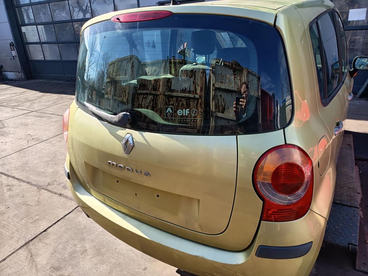Renault Modus original Heckklappe mit Scheibe TED99 Gr&uuml;n vor Facelift Bj 2005