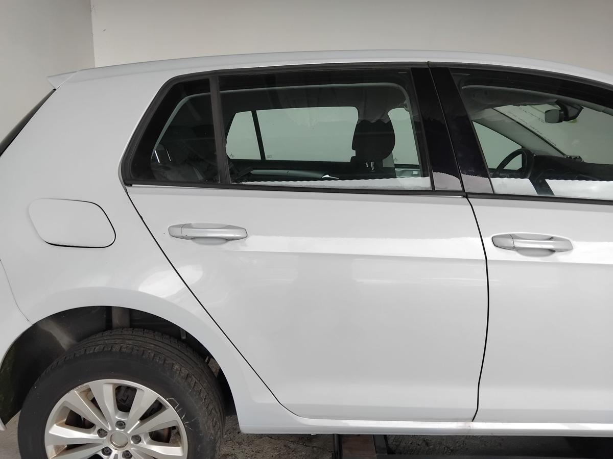 VW Golf 7 Tür hinten rechts LB9Z White Silver Metallic 5-türig Fließheck BJ2017