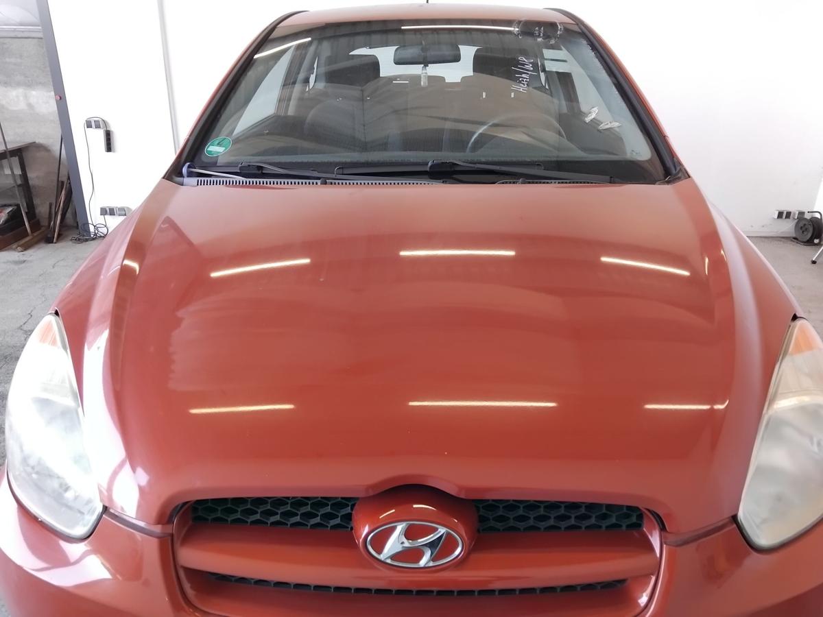 Hyundai Accent 3 MC original Motorhaube Deckel vorn N8 Tango Red BJ2007 3-t&uuml;rig