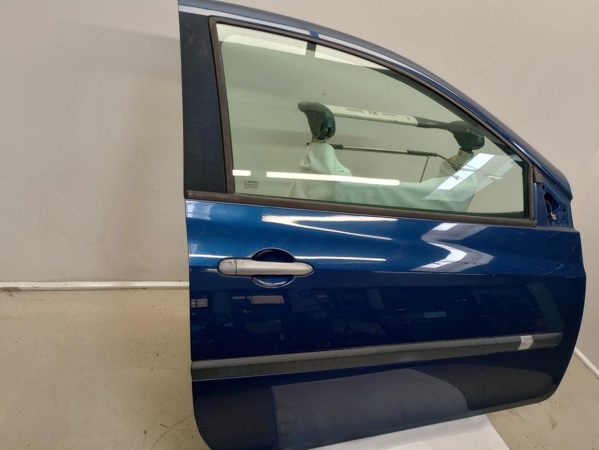 Renault Clio III Tür vorn rechts Beifahrertür 3-türig BJ2006 NV432 blau