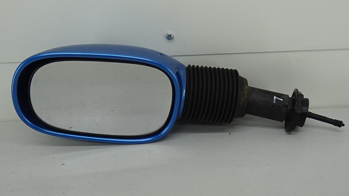 Ford KA RBT BJ2004 Außenspiegel links mechnisch verstellbar Farbe blau