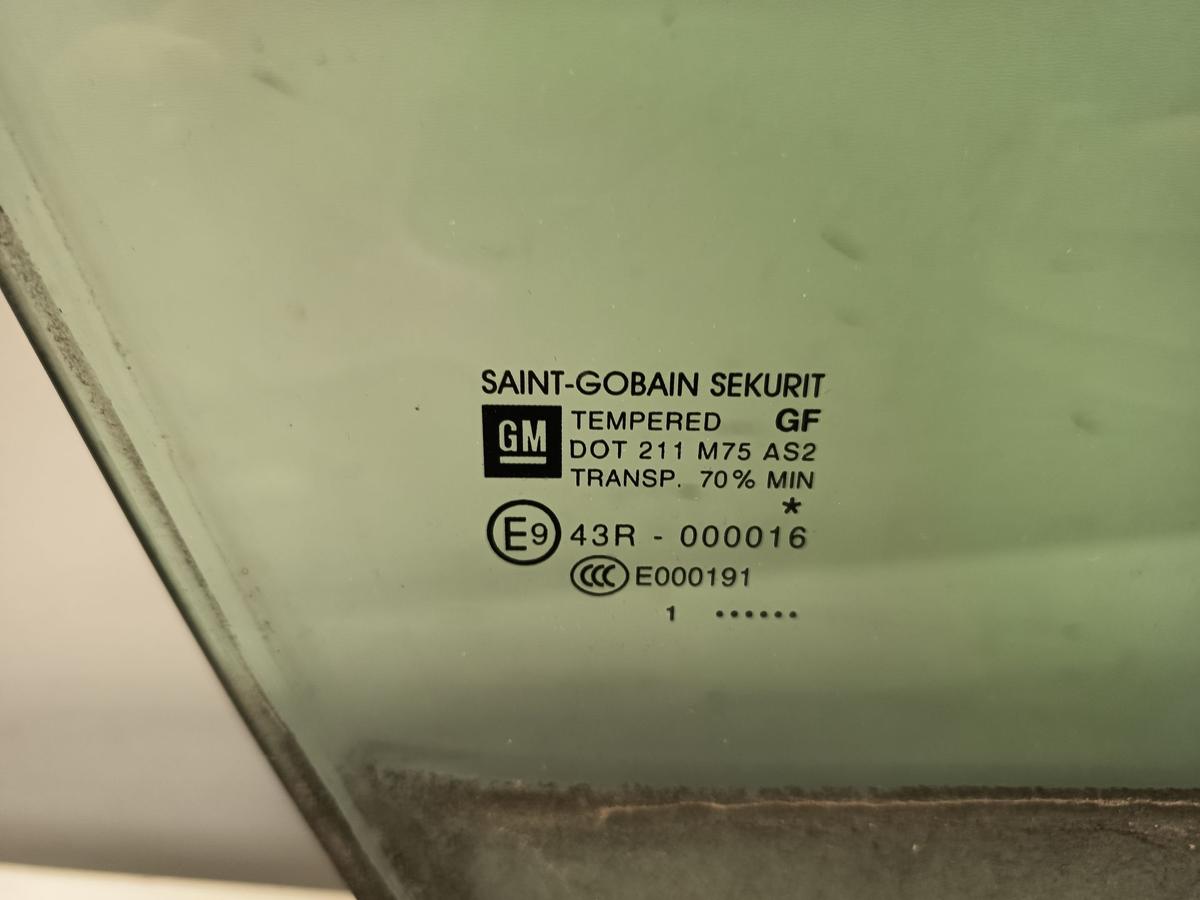 Opel Meriva B original T&uuml;rscheibe vorn rechts Beifahrerfenster Bj 2012