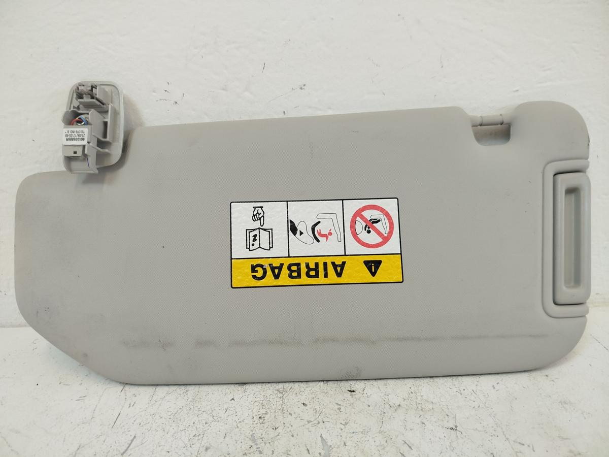 Renault Scenic IV 4 J9 Sonnenblende vorn rechts ausziehbare Zusatzblende Spiegel