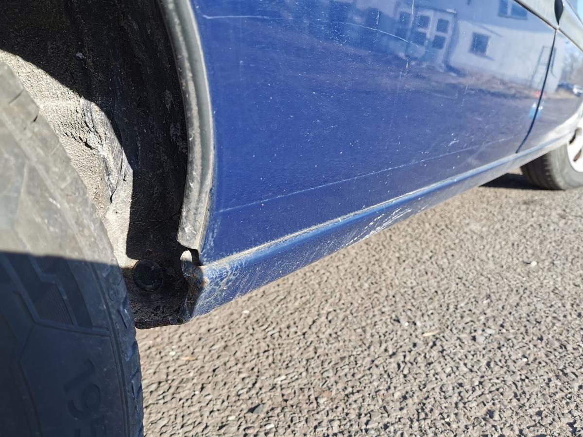 Opel Zafira A T&uuml;r Autot&uuml;r Rohbaut&uuml;r Fondt&uuml;r hinten rechts Z20Z Atlantikblau