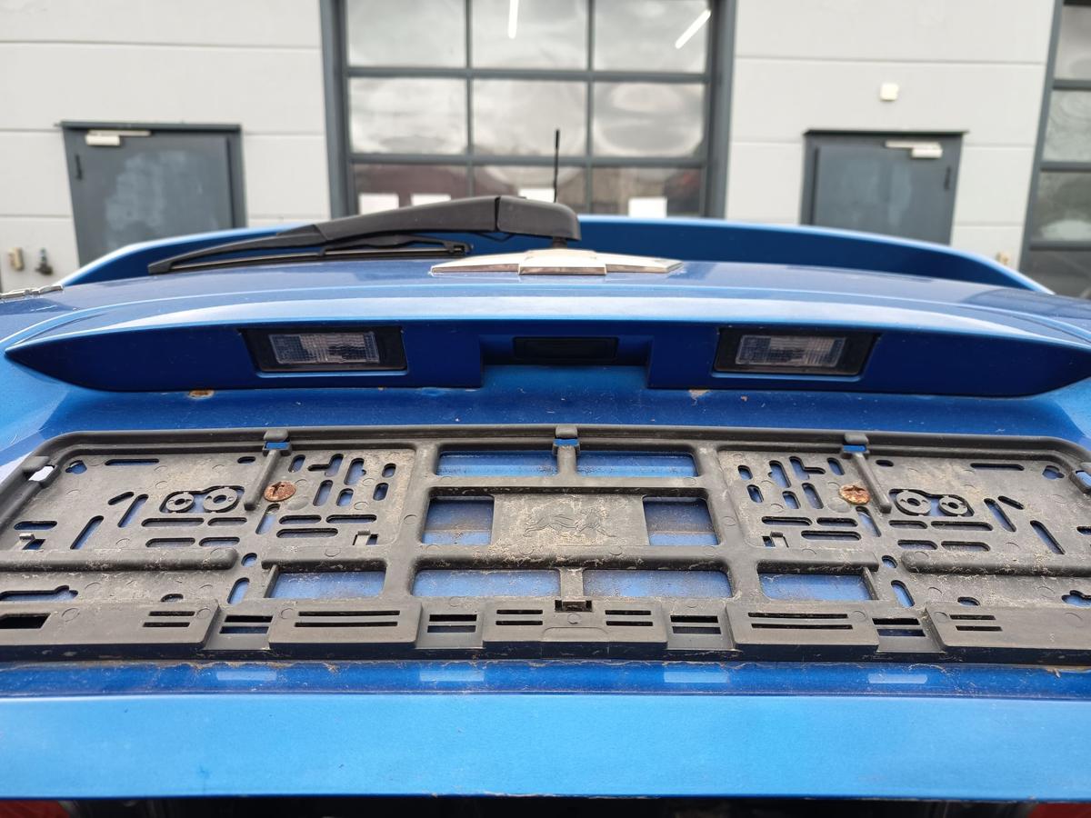 Chevrolet Aveo T300 Bj 2012 original Heckklappe Deckel hinten WA895T BIMINI BLUE