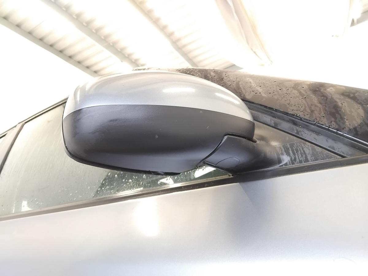 Skoda Fabia 2 5J Facelift orig Au&szlig;enspiegel rechts manuell BJ2013 LF8L Platingrau