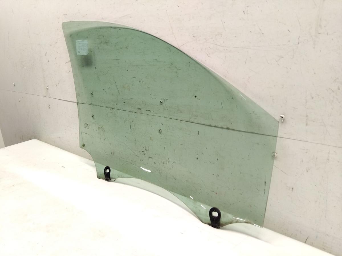 Renault Clio 3 original T&uuml;rscheibe vorn links 5-t&uuml;rig gr&uuml;ncolor BJ2008