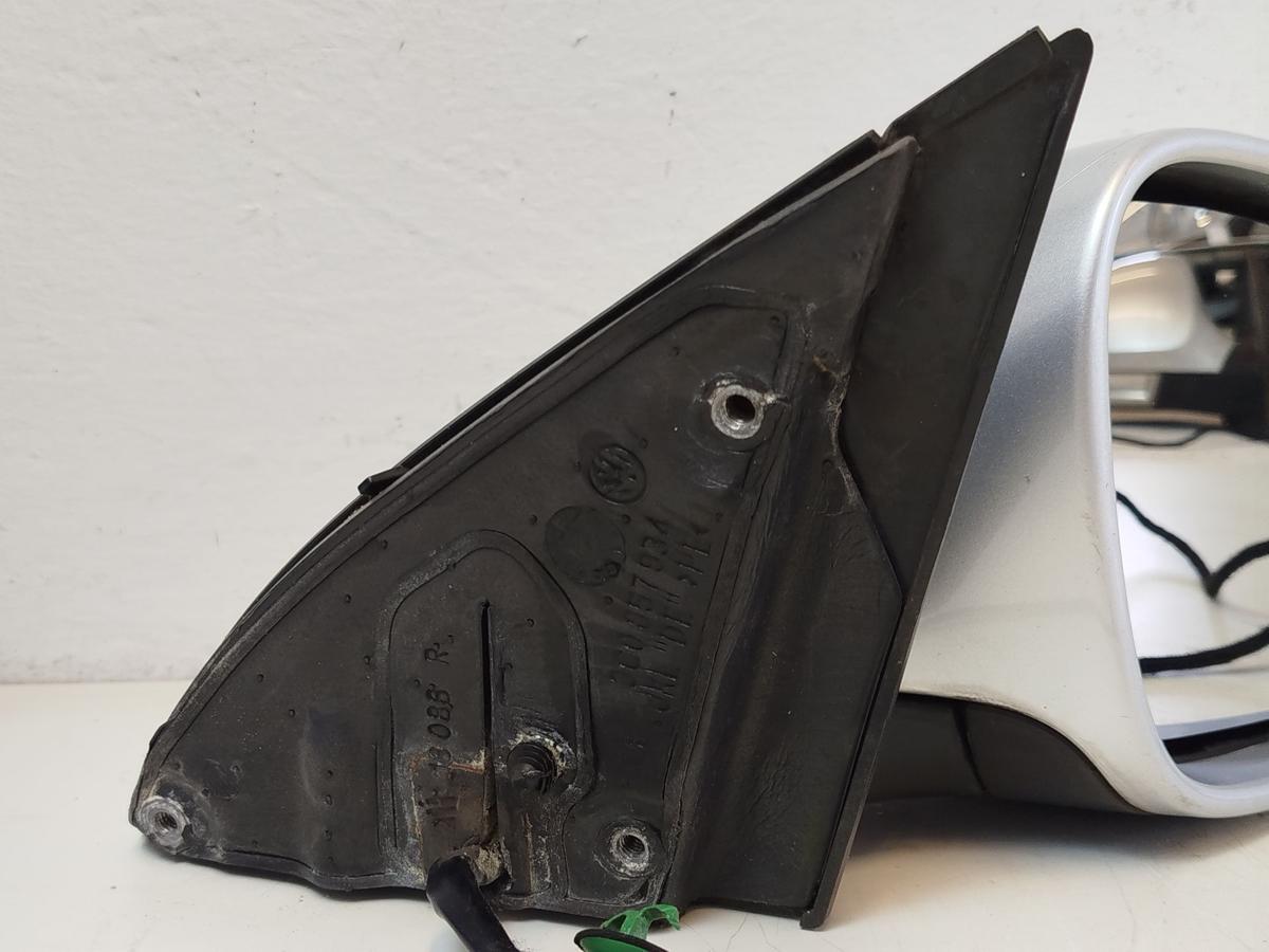 VW Passat 3C B6 Spiegel Au&szlig;enspiegel rechts R&uuml;ckspiegel elekt LA7W Reflexsilber