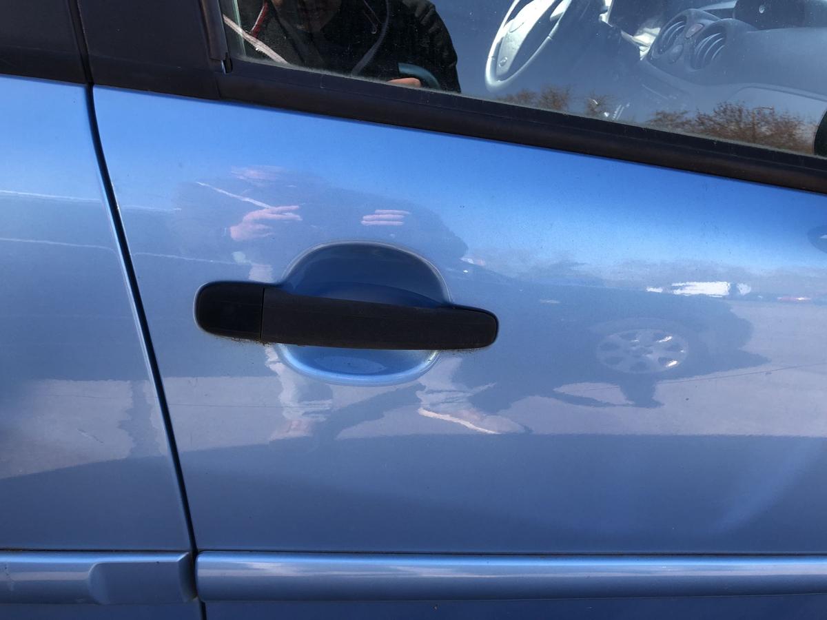Citroen C3 Typ F T&uuml;r vorne rechts Beifahrert&uuml;r Rohbau KMY Lucia Blau Metallic