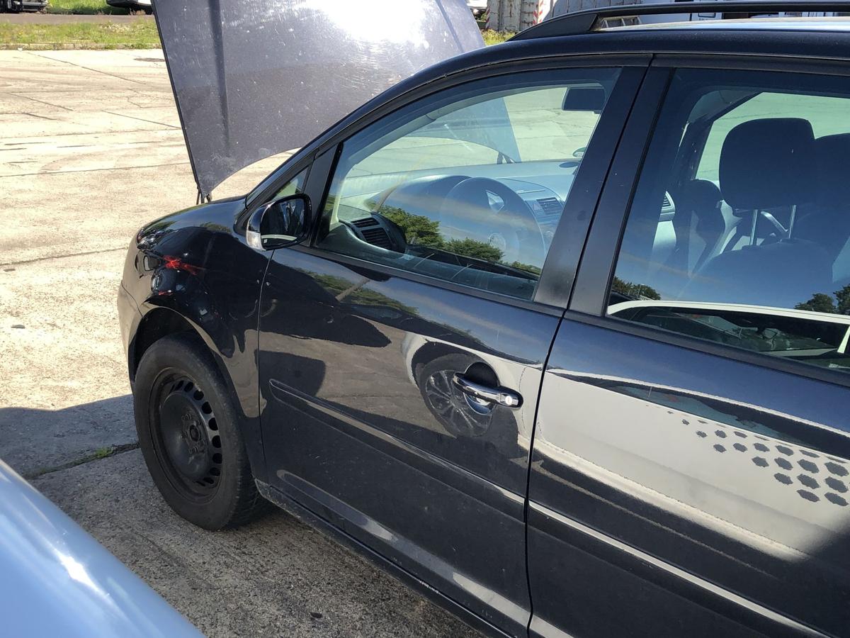 VW Touran 1T 1T1 T&uuml;r vorn links Fahrert&uuml;r im Rohbau LC9Z Black Magic Perl