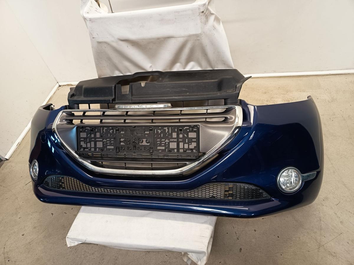 Peugeot 208 I orig Stoßstange vorn Stoßfänger NSW KUC Blau Bj 2012-2015