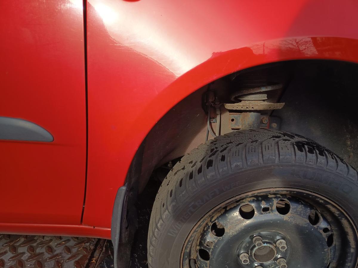 Skoda Fabia 5J orig Kotflügel rechts LF3K Rot ab 2010