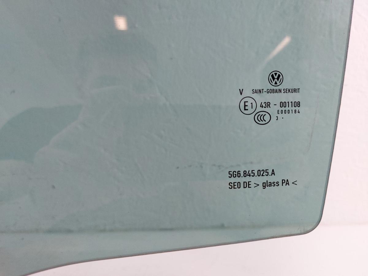 VW Golf 7 VII 5G AU Türscheibe hinten links Seitenscheibe 5 türer Werkstönung