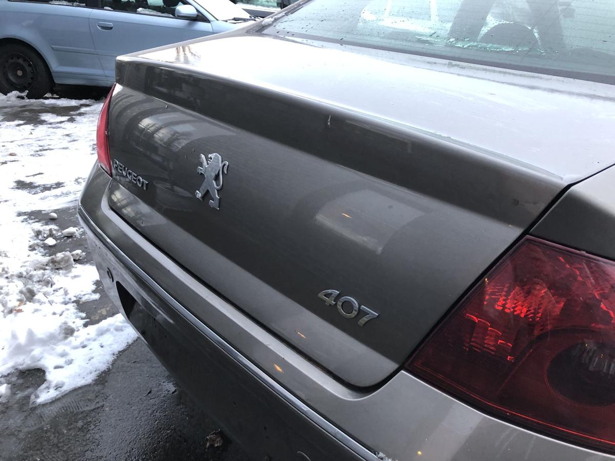 Peugeot 407 6D 6E Heckklappe Rohbau Erlengrau Klappe hinten Limo