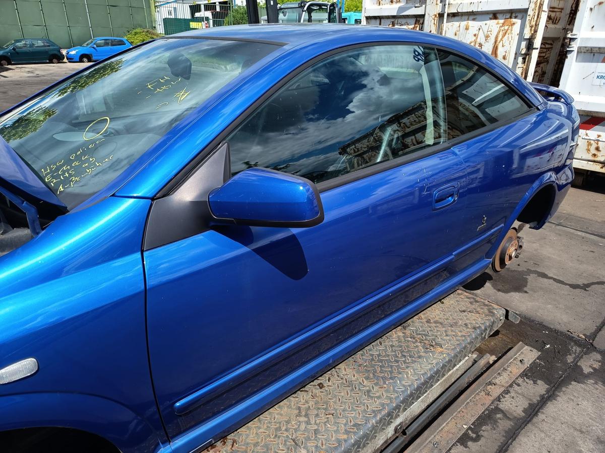 Opel Astra G Coupe original T&uuml;r links Fahrer 2KU Europablau Bj 2002