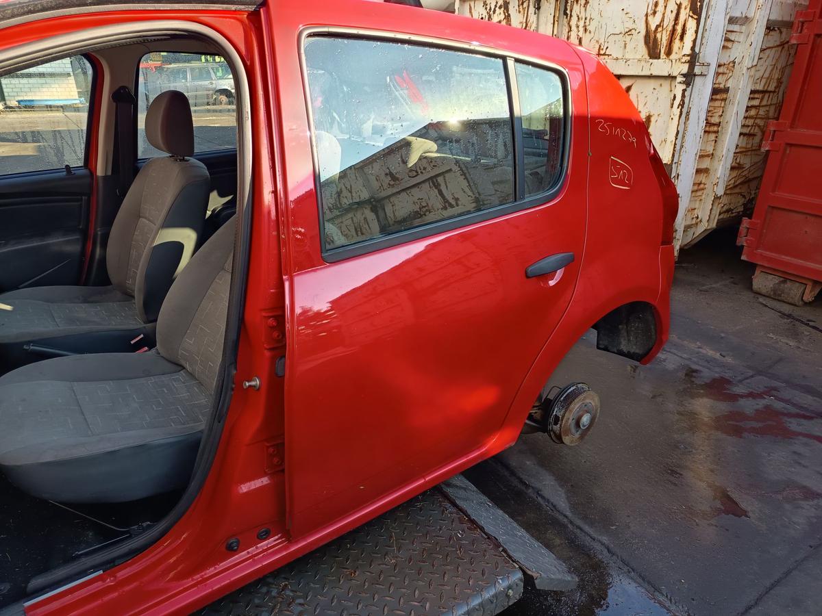 Dacia Sandero 1 BS original Tür hinten links Fond OV21D Red Passion Bj 2009