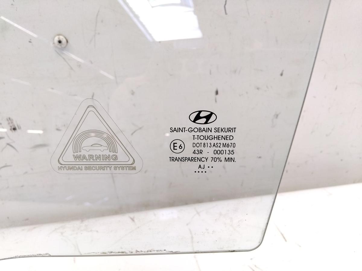 Hyundai i10 Türscheibe vorn links grüncolor Bj.2010