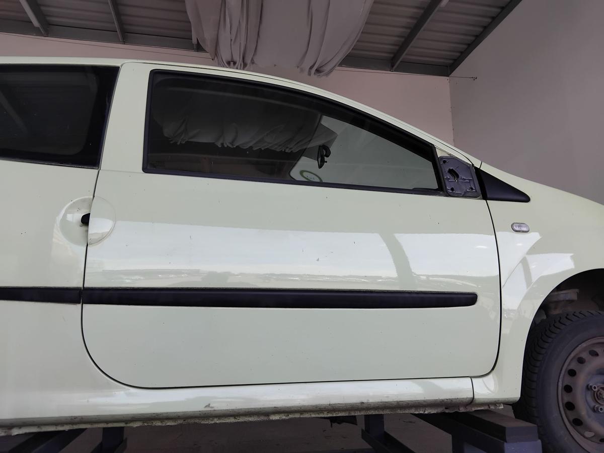 Renault Twingo 2 T&uuml;r vorn rechts Beifahrert&uuml;r DVF97 Pastellgelb BJ2008