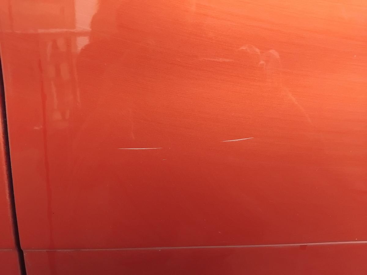 Dacia Sandero 1 Stepway T&uuml;r vorn rechts Beifahrert&uuml;r TEB76-Rouge de Feu BJ2010