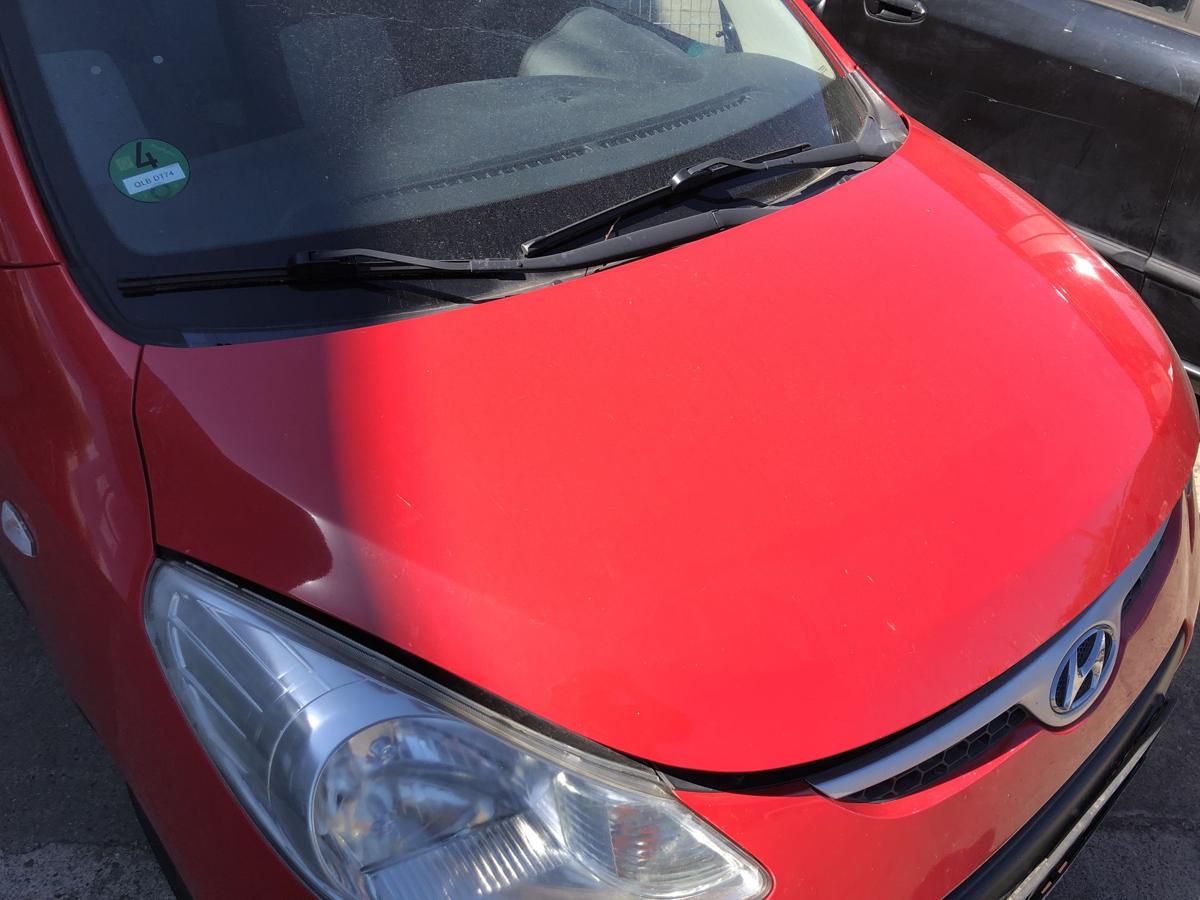 Hyundai i10 PA Motorhaube Haube Klappe Deckel vor H4 Electric Red
