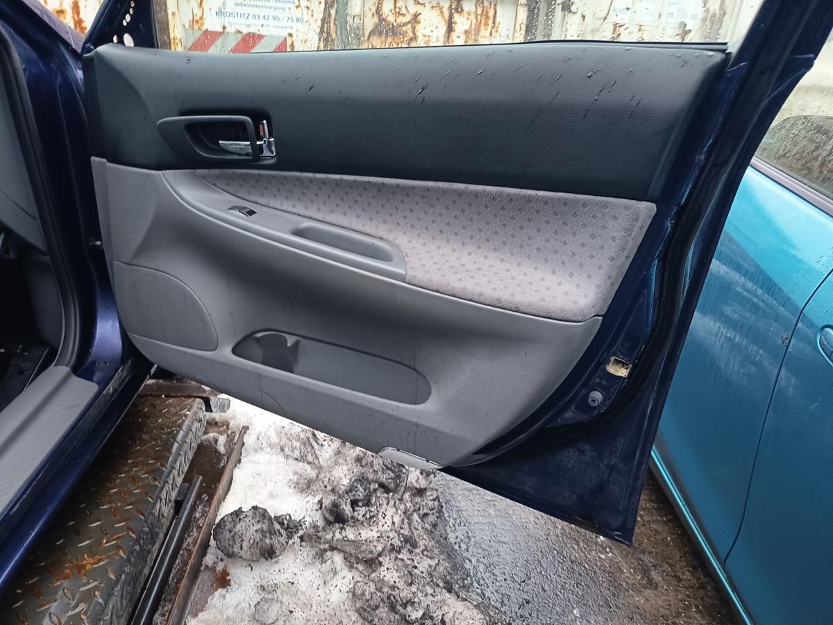 Mazda 6 GG1 orig T&uuml;r vorn rechst (Roh) Blau Met / vor Facelift 02-05; Bj 2002