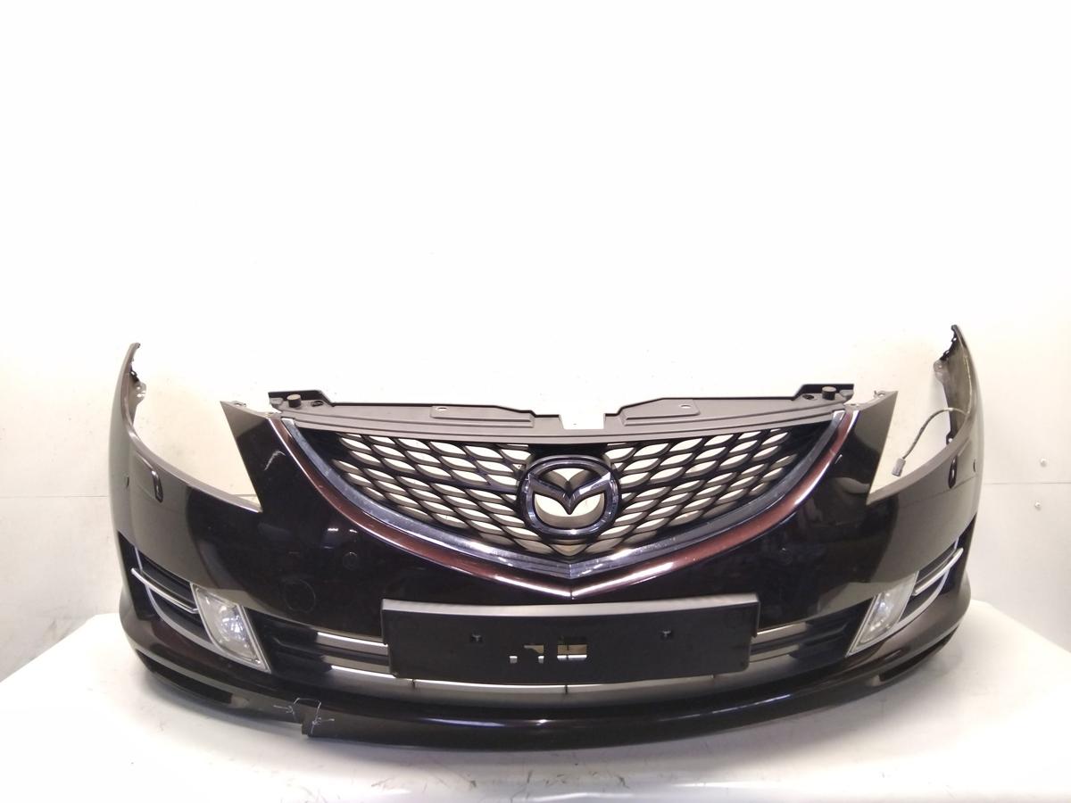Mazda 6 II GH orig Sto&szlig;f&auml;nger Sto&szlig;stange vorn mit SRA PDC BJ2010 besch&auml;digt