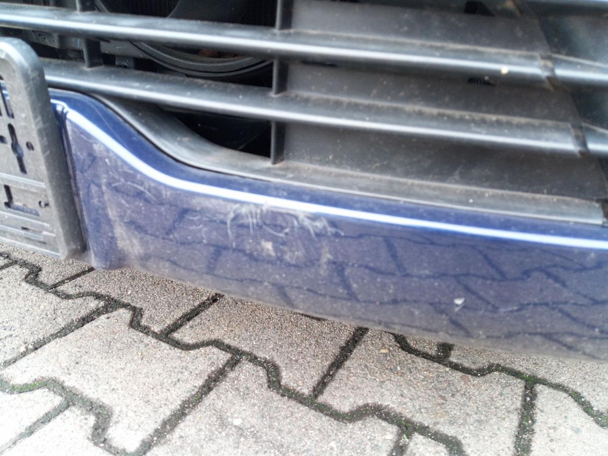 Citroen C4 Coupeoriginal Stoßstange Stossfänger vorn KPU Blau Oriental Bj.2007