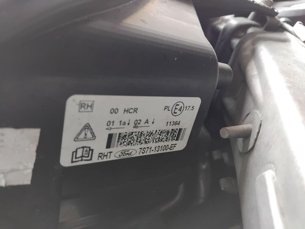 Ford Mondeo 4 BA7 orig. Scheinwerfer rechts Halogen mit LWR 7S7113100EF BJ2007