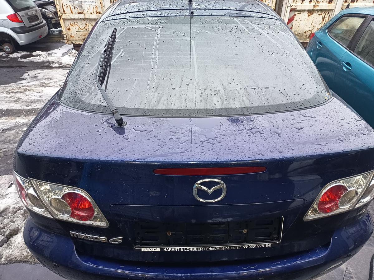Mazda 6 GG original Heckklappe mit Scheibe Blau Met / vor Facelift 02-05 Bj 2002