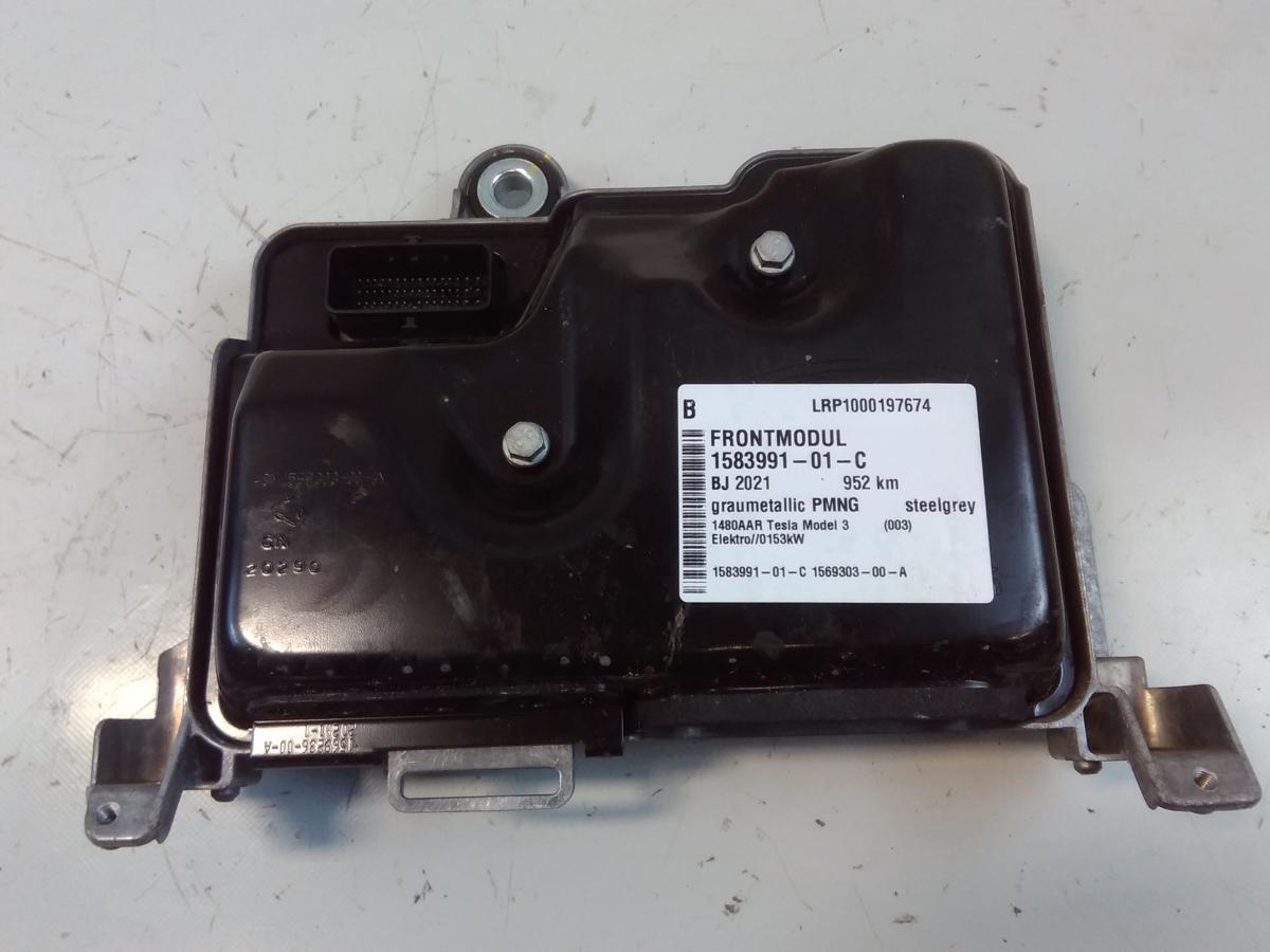 Tesla Model 3 original Frontmodul Front Vehicle Controller 1583991-01-C BJ2021