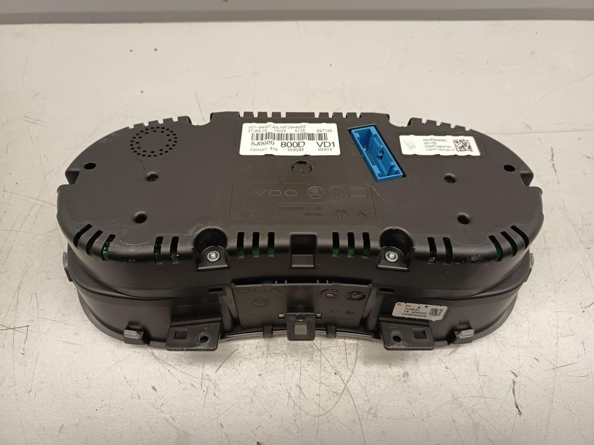 Skoda Fabia 5J original Kombiinstrument Tacho 1.6l 66kW Diesel Bj 2010