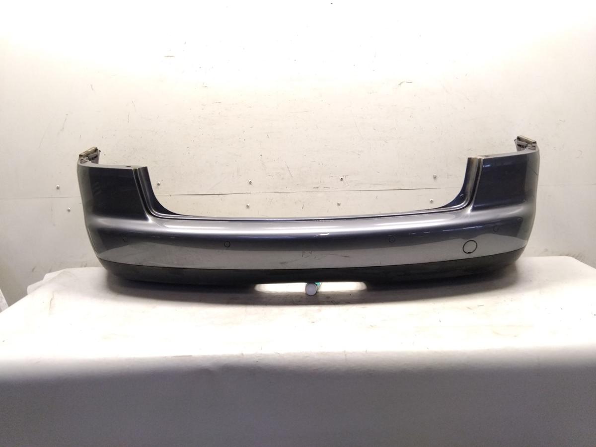 VW Touran 1T original Sto&szlig;stange Stossf&auml;nger hinten mit PDC BJ2006 LD7X platinumgrey