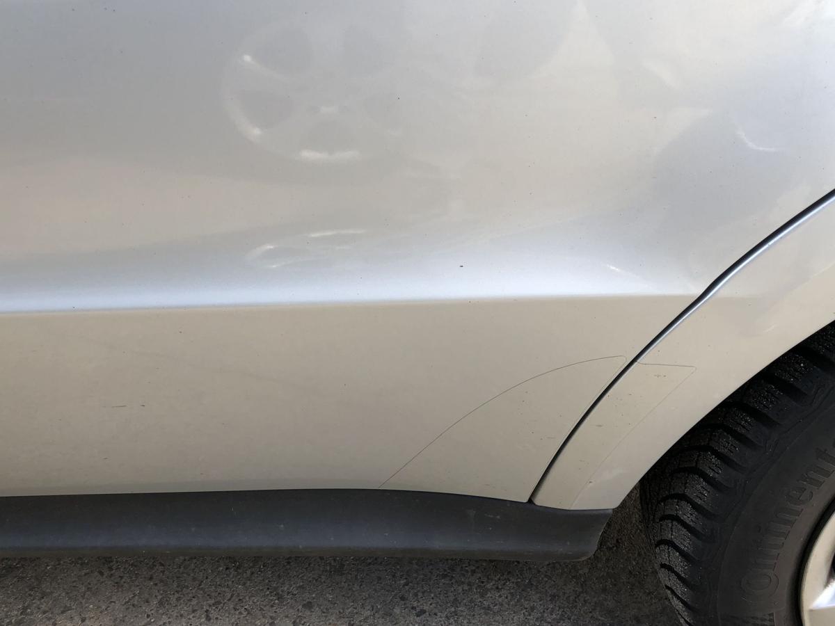 Mercedes W169 A Klasse Mopf T&uuml;r hinten links Fondt&uuml;r Rohbau 761 Polarsilber