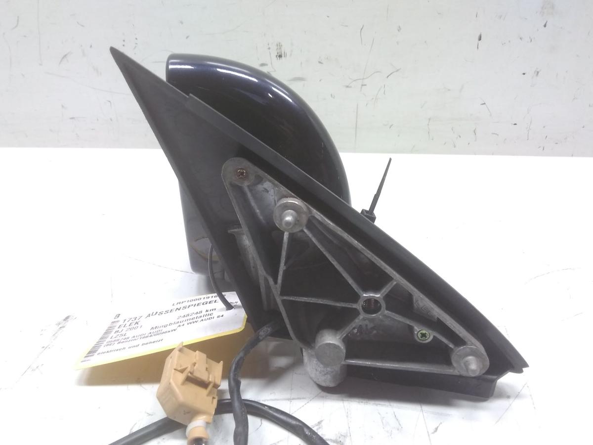 Audi A4 B6 8E original Außenspiegel links elektrisch & beheizt BJ2001 LZ5L Mingblaumetallic