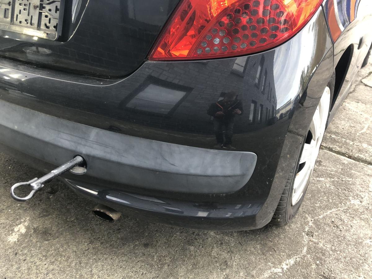 Peugeot 207CC Stoßfänger hinten Heckschürze Heckstoßstange Cabrio EXL Obsidien