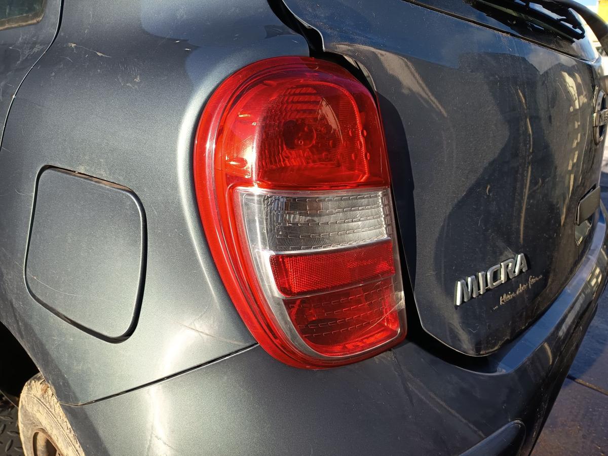Nissan Micra K13 orig R&uuml;ckleuchte links Heckleuchte bis Bj 2013