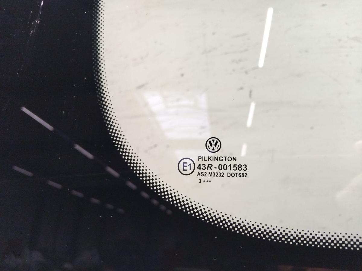 VW Caddy 2K original Schiebet&uuml;r rechts LB9A Candywei&szlig; mit Scheibe BJ2005