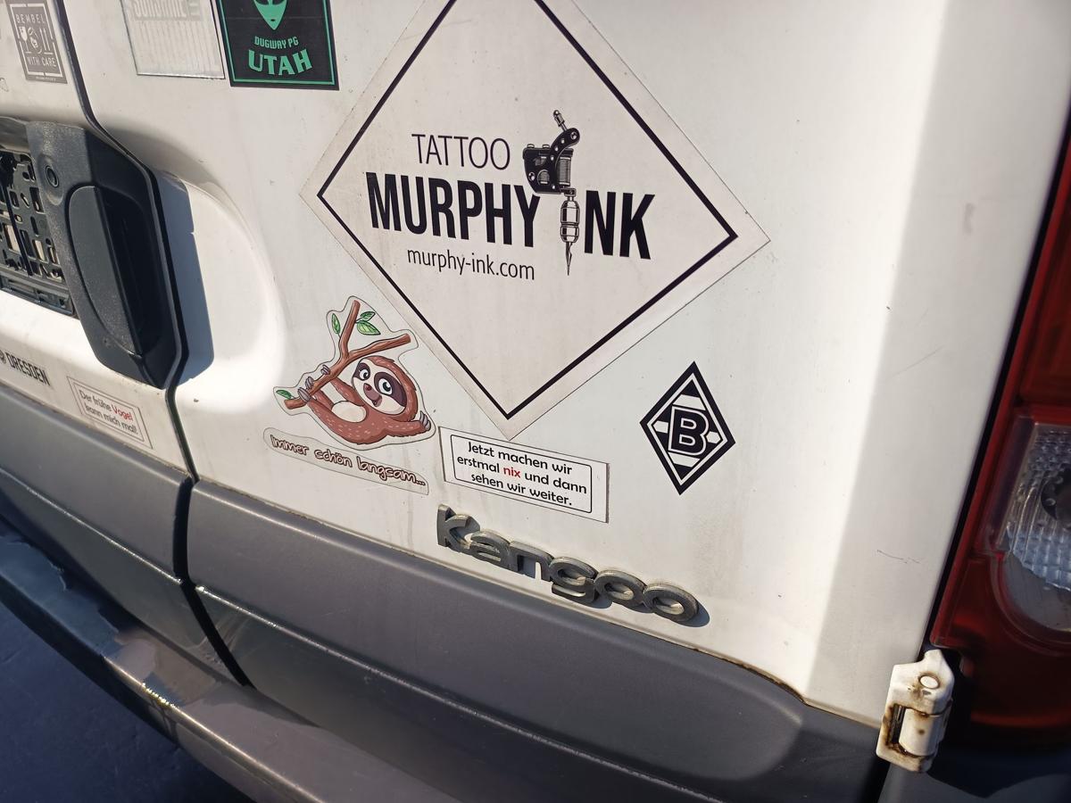 Renault Kangoo KC original Heckfl&uuml;gelt&uuml;r rechts 389 Gletscherwei&szlig; Bj 2008