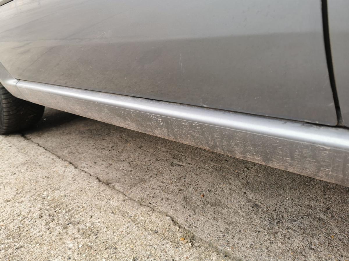 Opel Zafira B Fahrertür Tür Autotür Rohbautür vorn links Z155 Moonland grau met