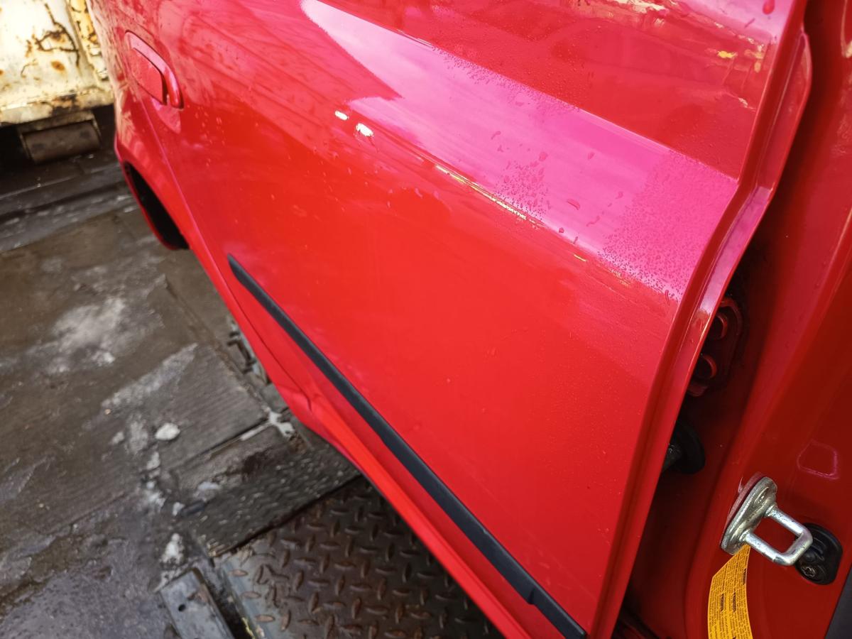 Toyota Yaris XP10 original T&uuml;r hinten rechts Fond 3P0 Vulkanrot Bj 2001