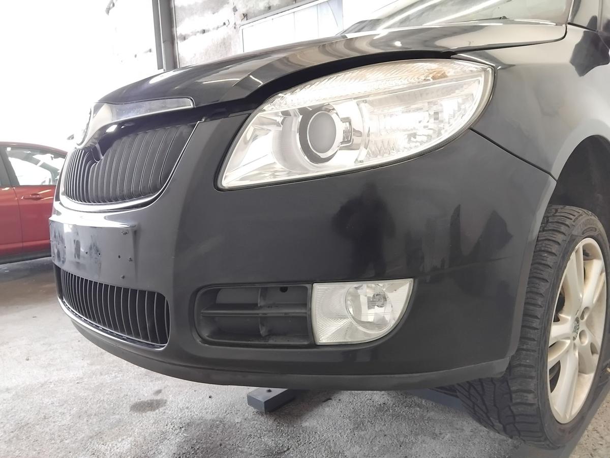Skoda Roomster 5J original Sto&szlig;f&auml;nger Sto&szlig;stange vorn BJ2008 LF9R Blackmagicmetallic