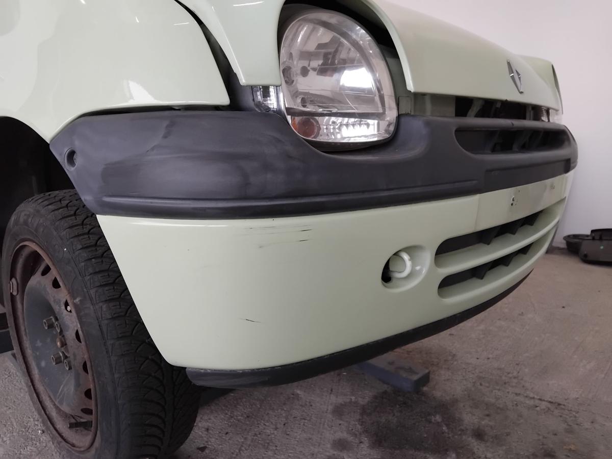 Renault Twingo 1 orig Sto&szlig;f&auml;nger Sto&szlig;stange vorn Facelift BJ2005 F97 Pastellgelb
