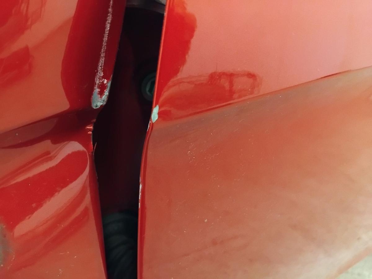 Mitsubishi Lancer 8 CY0 Tür vorn links Fahrertür P26B Karminrotmetallic BJ2015